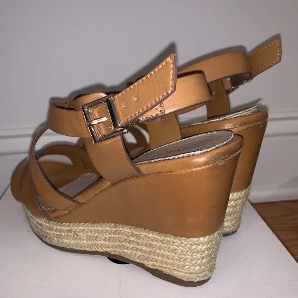 Aldo Frignani Platform Sandals Nude Brown … - Picture 5 of 8